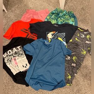 Mixed Boys Athletic Tops and Shorts